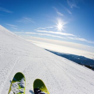 サホロリゾートスキー場：晴天率が高く、自然豊かな景観と優れた雪質