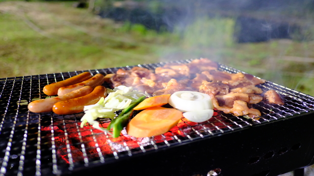 My EcolodgeでのBBQ