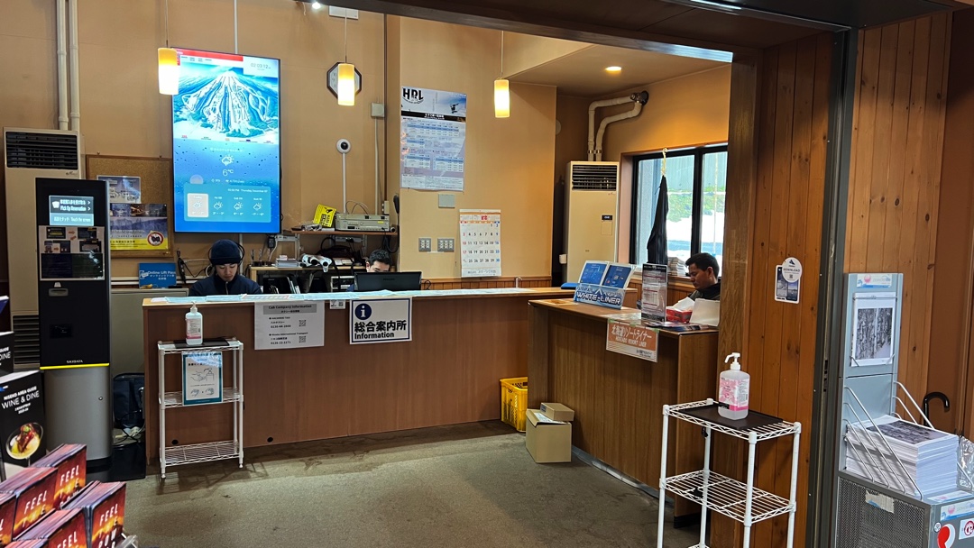 Reception counter