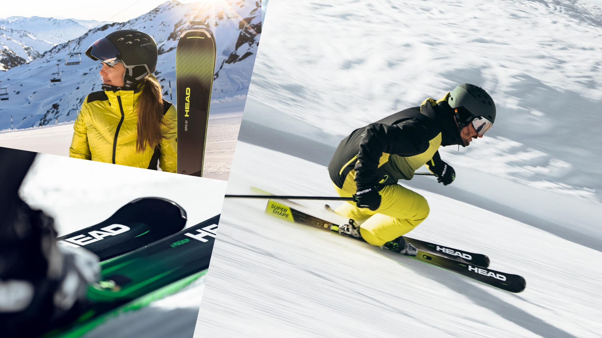 Skis from top global brands