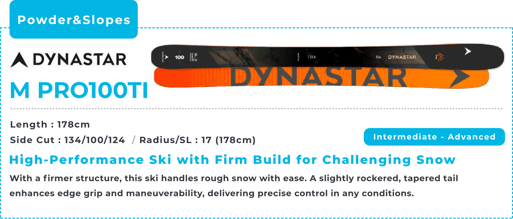 DYNASTAR M PRO100TI