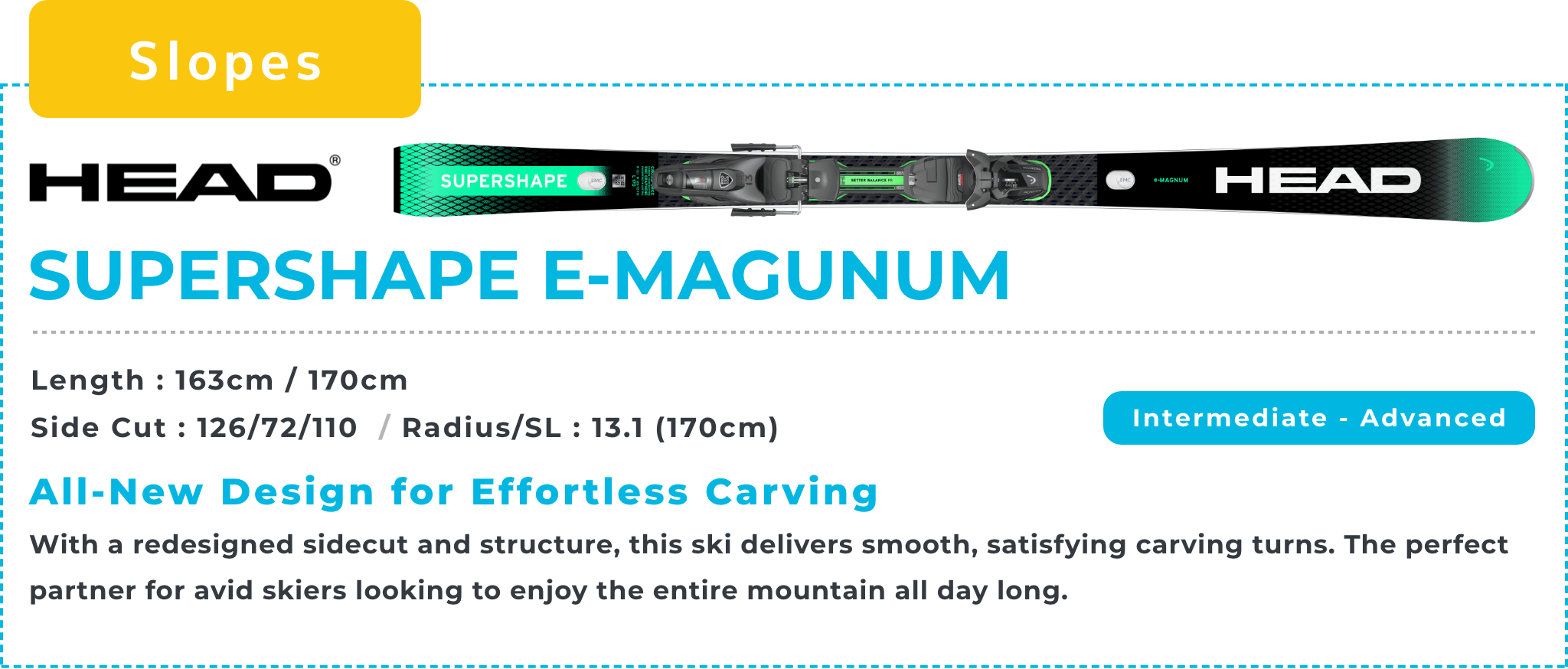 HEAD SUPERSHAPE E-MAGUNUM