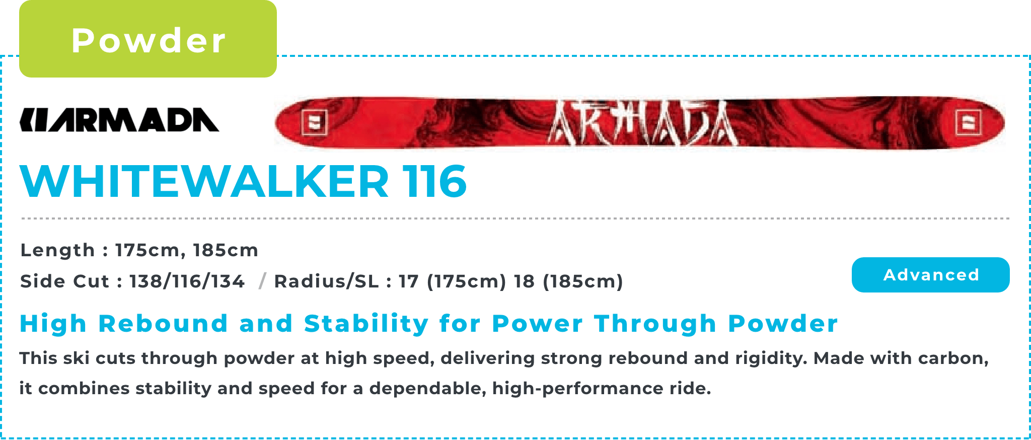 ARMADA WHITEWALKER 116