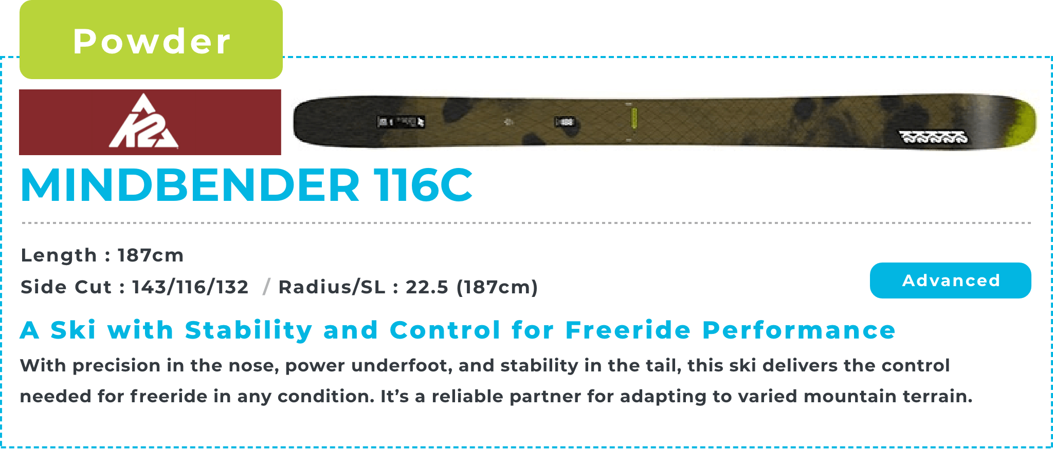 K2 MINDBENDER 116C